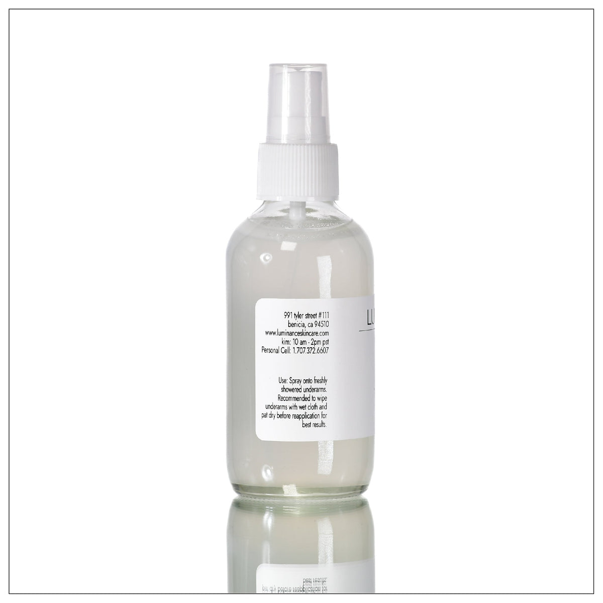 Underarm Deodorant. 100% Plant Based. Organic. Clean. - Luminance Skincare