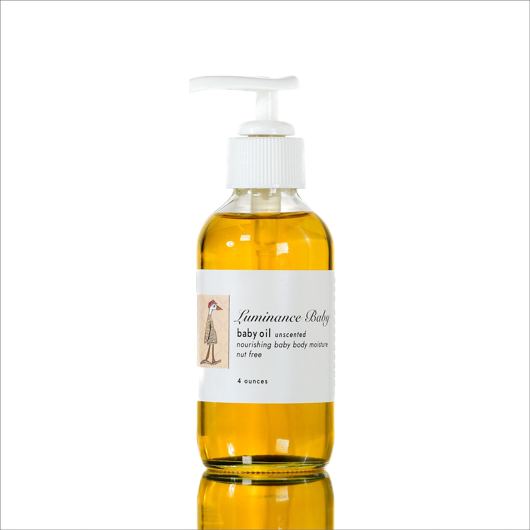 Luminance Baby Oil. Nut Free. Organic + Wild Crafted. Non-Toxic