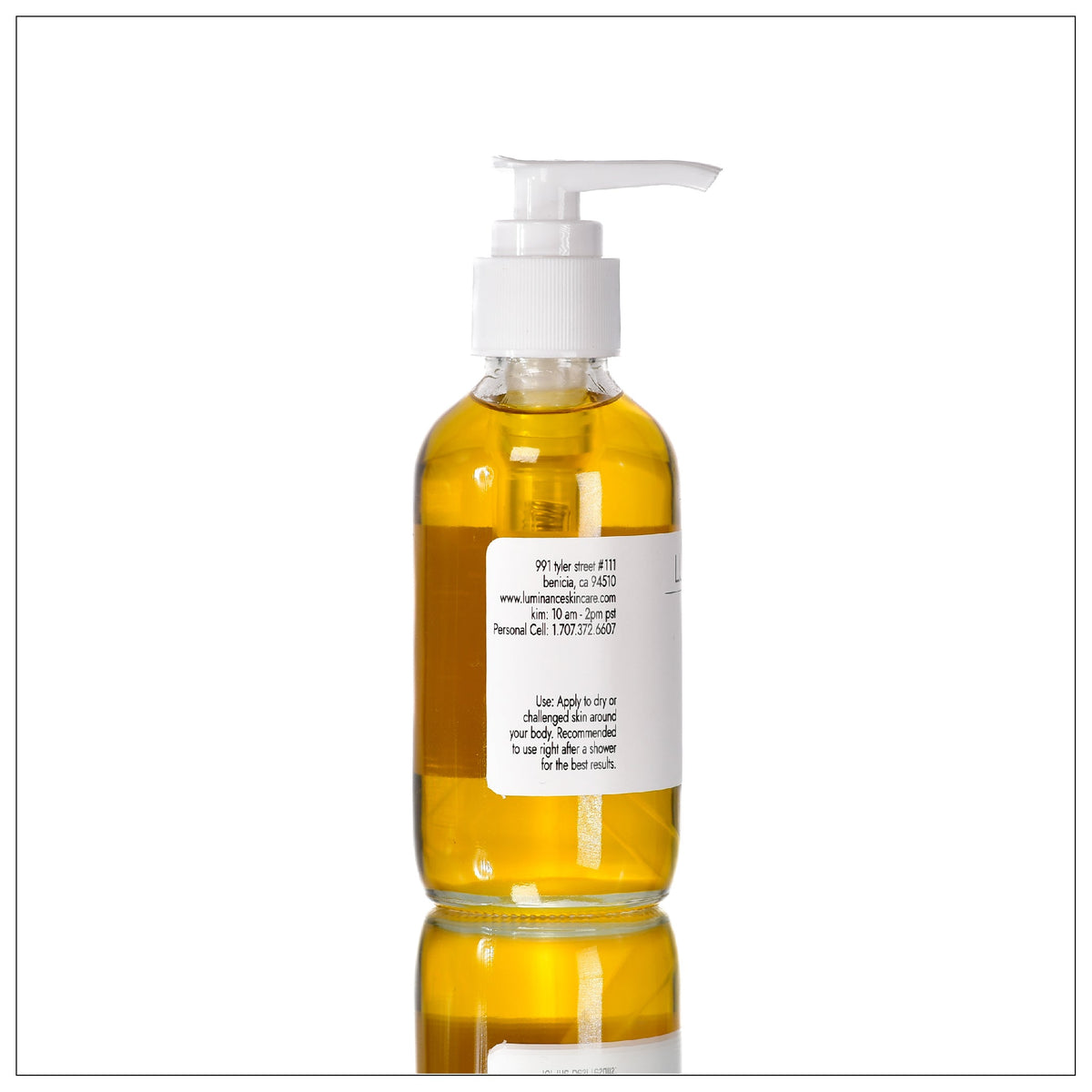 Clean Body Oil. 100% Plant Based. Organic - Luminance Skincare