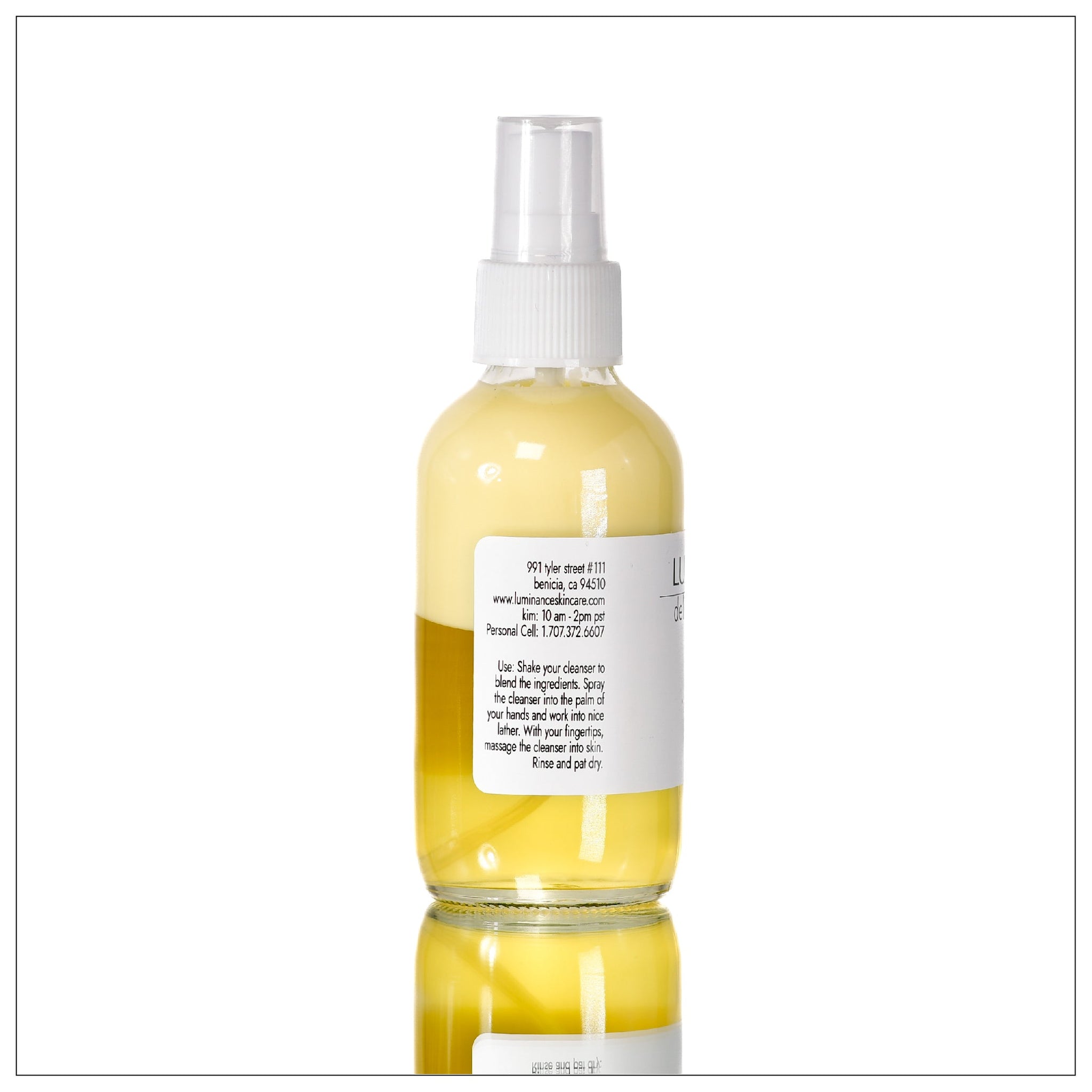 Delicate Facial Cleanser. 100% Plant Based. Organic. Clean.- Luminance ...