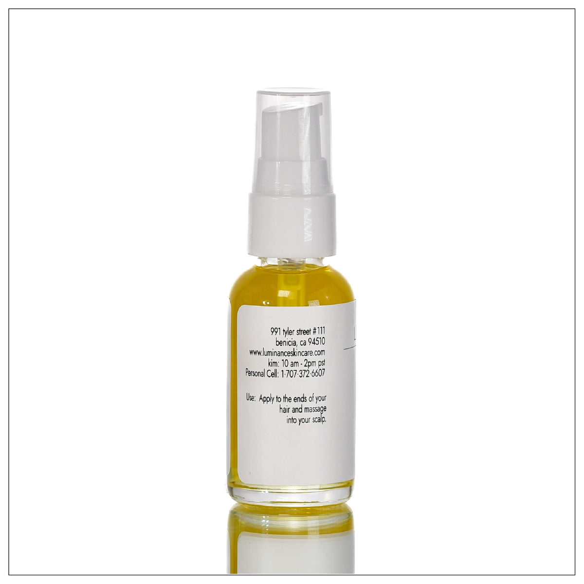 Hair Oil. 100% Plant Based. Organic. Clean. - Luminance Skincare