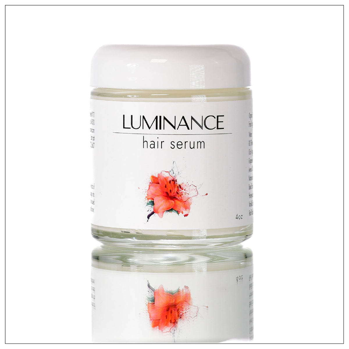 Luminance Skincare Hair Serum. 100% Plant Based. Organic. Clean.