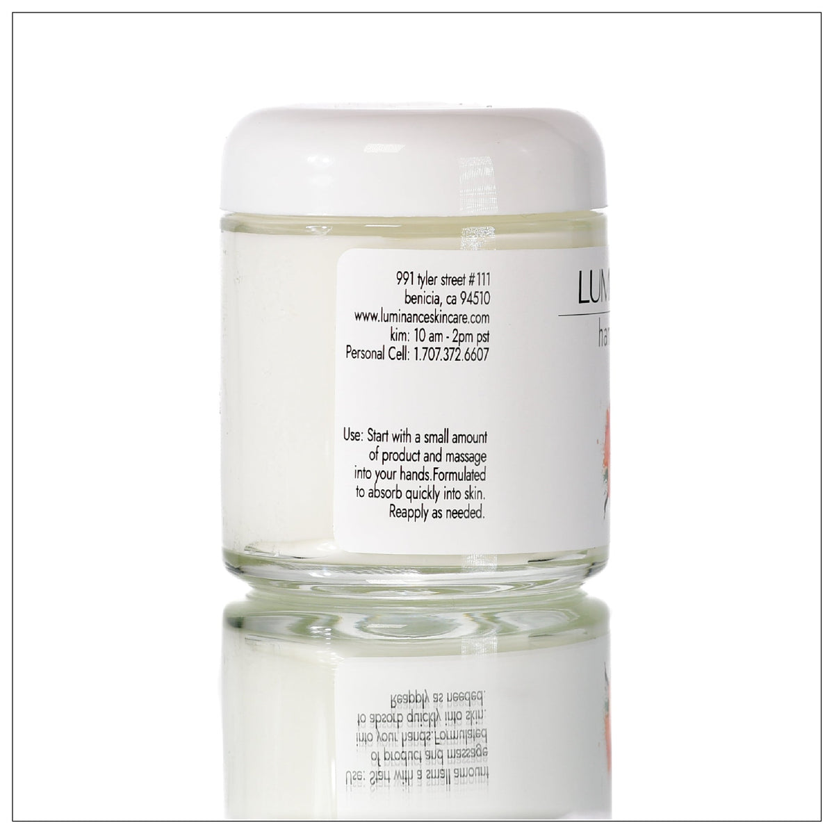 Hand Cream. 100% Plant Based. Organic. Clean - Luminance Skincare