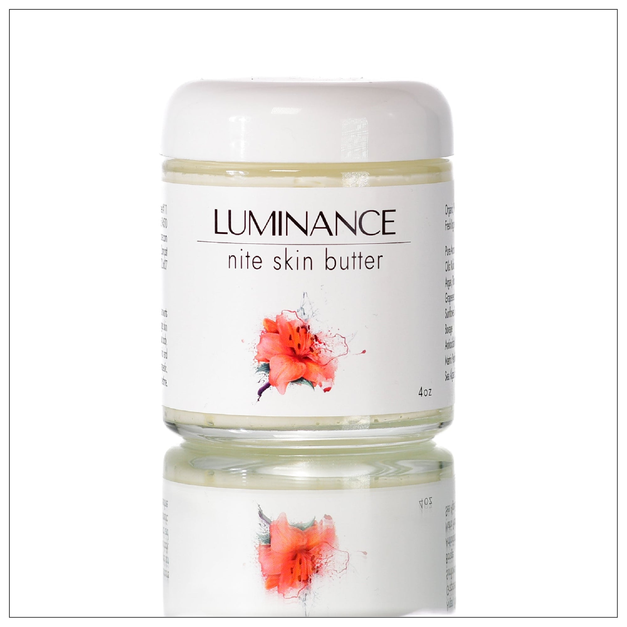 Luminance Skincare Night Skin Butter. 100% Plant Based. Organic. Clean 