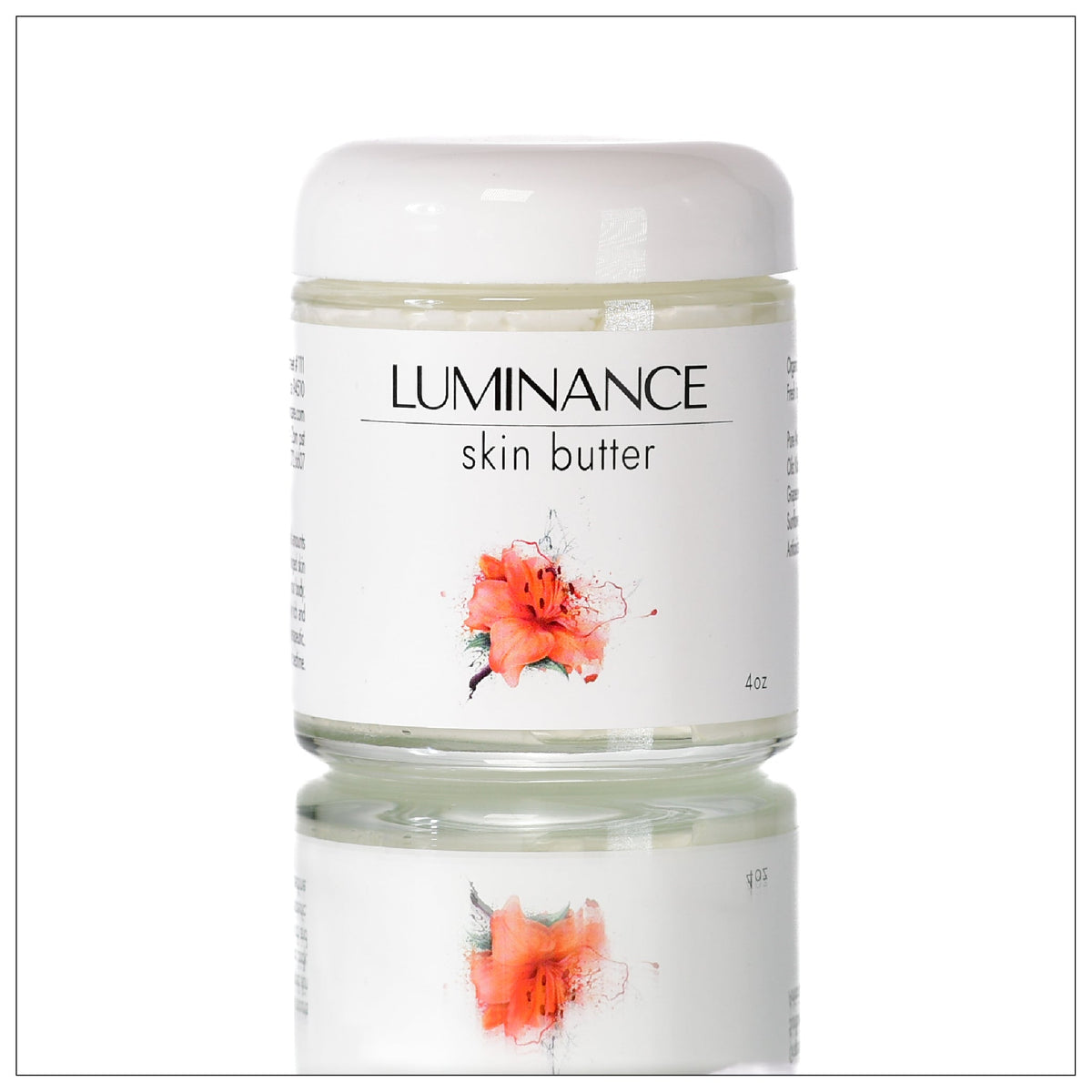 Luminance Skincare Skin Butter. 100% Plant Based. Organic. Clean. 